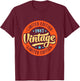 Vintage 1987 T Shirts Retro Funny 1987 Birthday T-Shirt - T-Shirt | Maroon