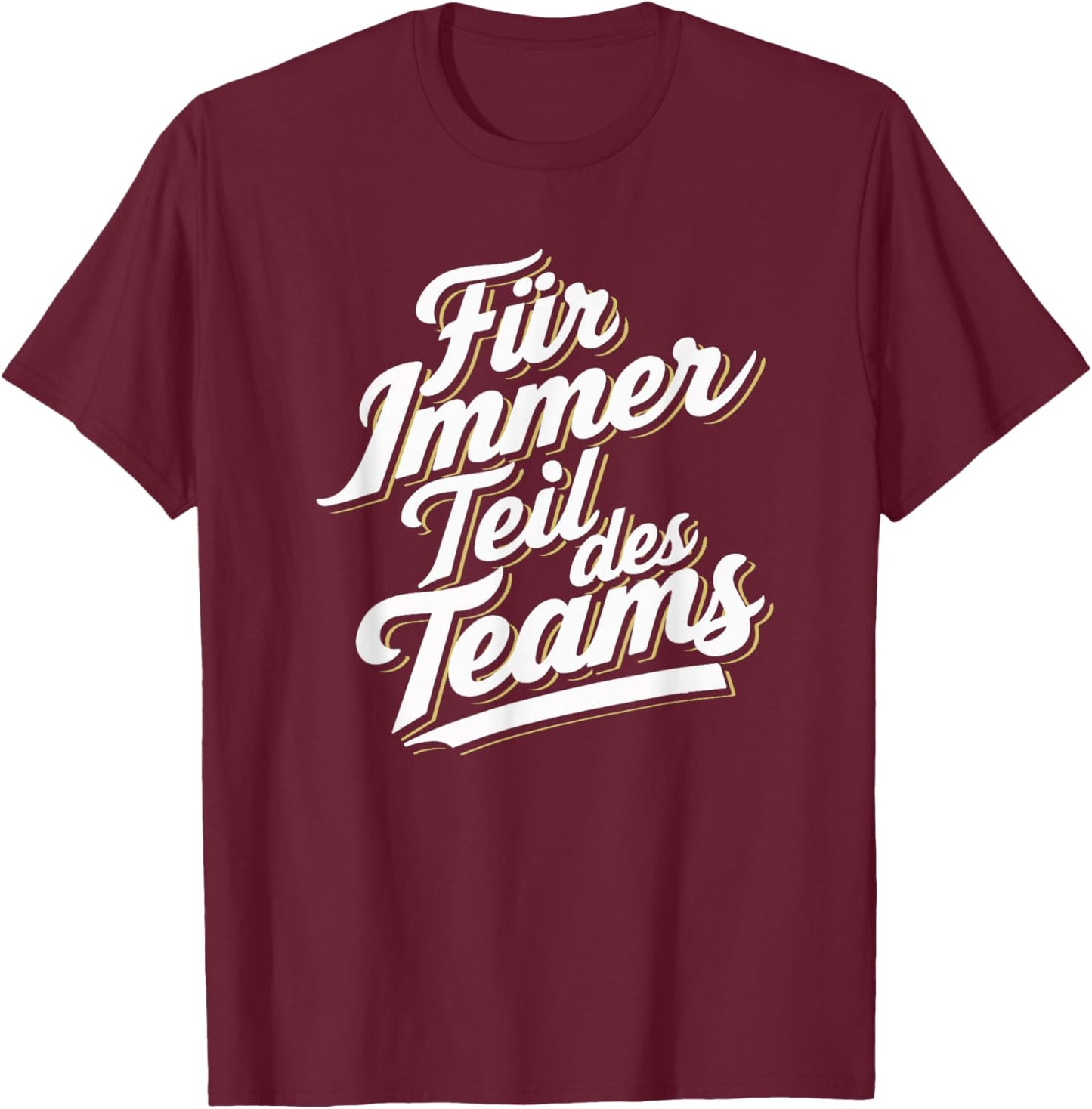 Für Immer Teil - Trainer Abschied Ruhestand Danke Fußball T-Shirt - T-Shirt | Maroon