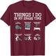 Manatee Round Tail Sea Cows T-Shirt - T-Shirt | Maroon