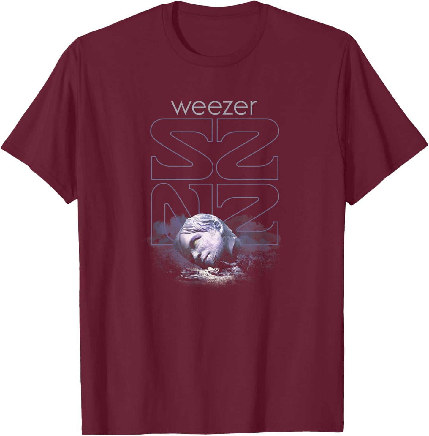 Weezer - Autumn T-Shirt - T-Shirt | Maroon