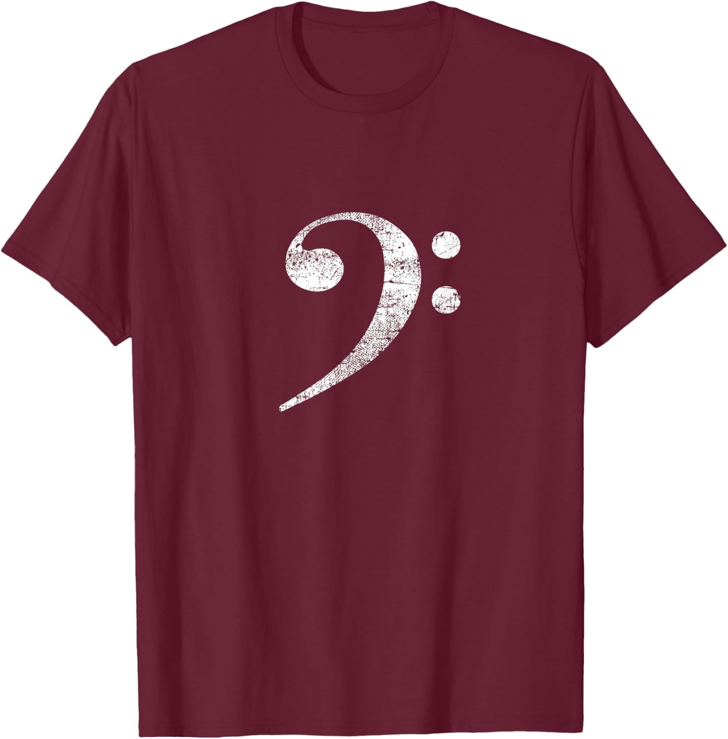 Bass Key Bassist Gift , Black, S T-Shirt - T-Shirt | Maroon