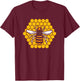 Bee Vintage Beekeeping Apiarist Beekeeper Men Women T-Shirt - T-Shirt | Maroon