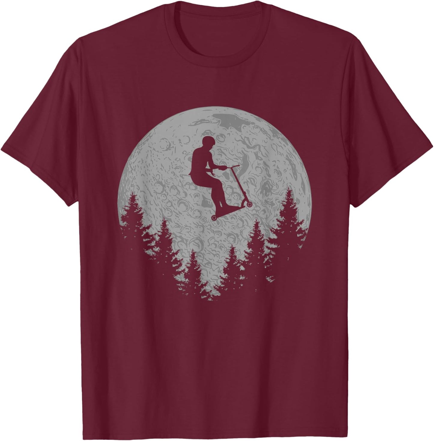 Scooter Stunt Scooter Gift Children & Teenagers T-Shirt - T-Shirt | Maroon