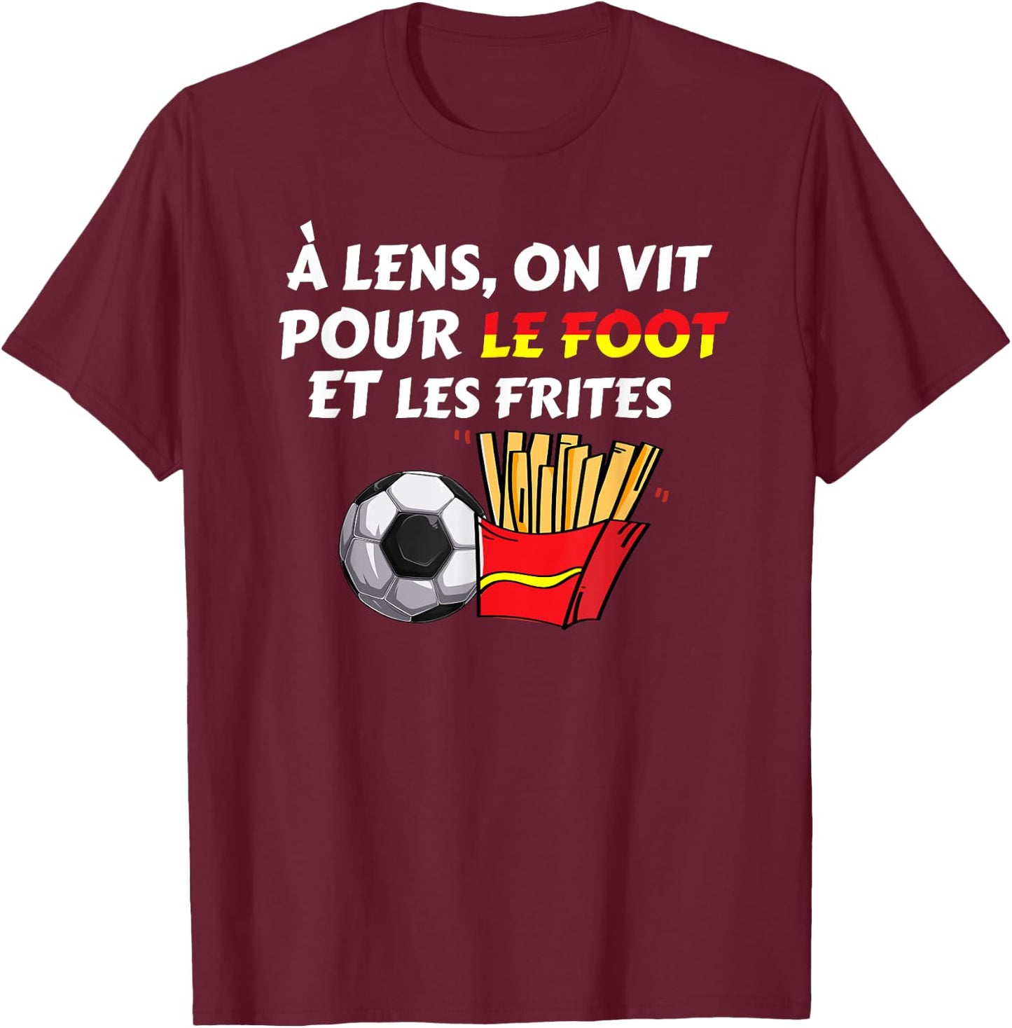 Special Gift Ch'tis - Humour et Pride du Nord , Black, S T-Shirt - T-Shirt | Maroon