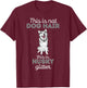 This Is Husky Glitter Funny Husky Owner T-Shirt - T-Shirt | Maroon