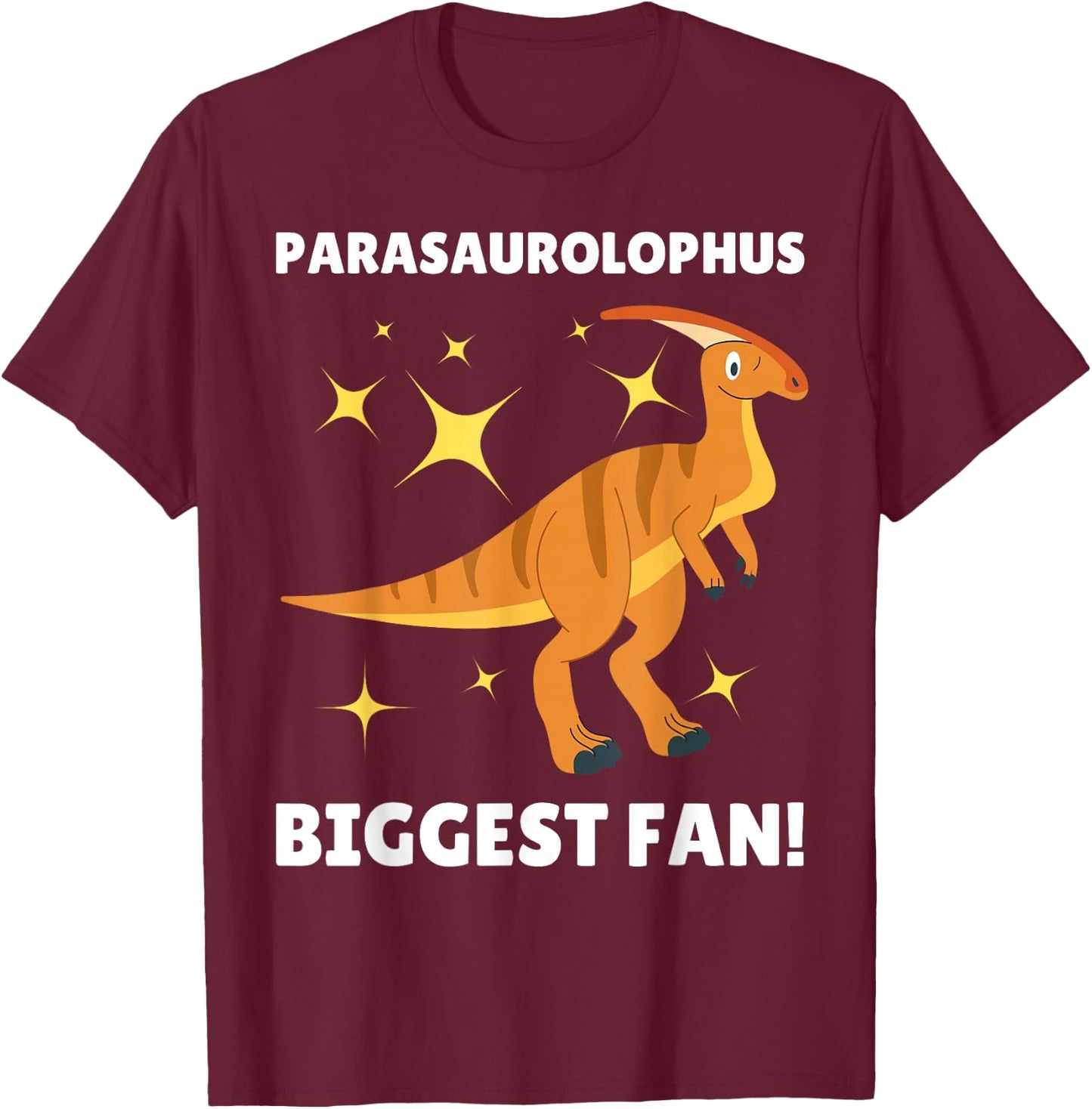 Parasaurolophus T-Shirt - T-Shirt | Maroon