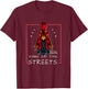Key West, Florida - King of the Streets Rooster T-Shirt - T-Shirt | Maroon
