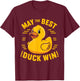 Rubber Duck Racing Team Family Competition Race T-Shirt - T-Shirt | Maroon
