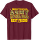 Proud To Be An Army National Guard Friend - Military Buddy T-Shirt - T-Shirt | Maroon