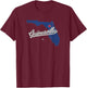 Gainesville Florida FL Map T-Shirt - T-Shirt | Maroon