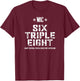 6888th Central Postal Directory Battalion 6 Triple 8th T-Shirt - T-Shirt | Maroon