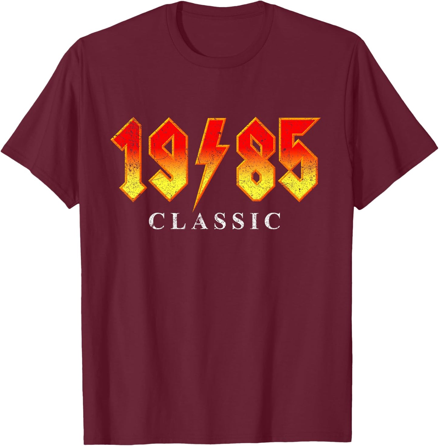 Vintage 1985 Classic Rock Legend 40 Year Old 40th Birthday T-Shirt - T-Shirt | Maroon