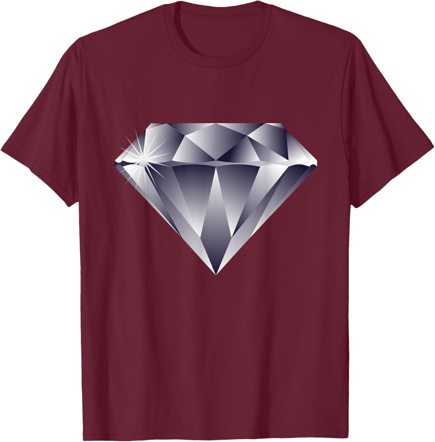 Diamond graphic T-Shirt - T-Shirt | Maroon