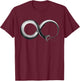 Infinity Snake Occult Ouroboros T-Shirt - T-Shirt | Maroon