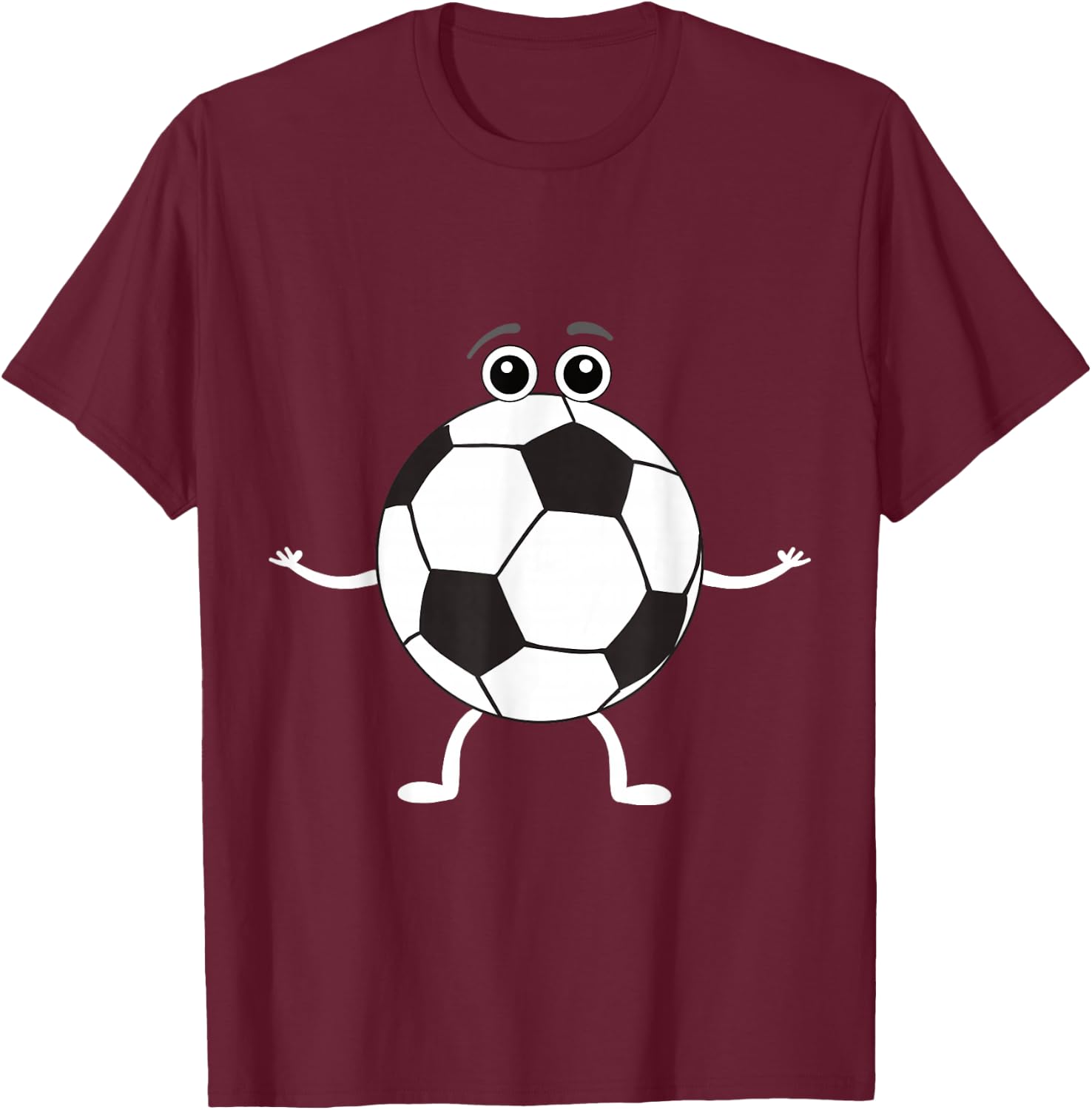 Lustiges Kostüm für Fußballspieler Fußball Kostüm Fußball T-Shirt - T-Shirt | Maroon