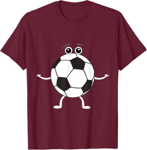 Lustiges Kostüm für Fußballspieler Fußball Kostüm Fußball T-Shirt - T-Shirt | Maroon