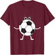 Lustiges Kostüm für Fußballspieler Fußball Kostüm Fußball T-Shirt - T-Shirt | Maroon