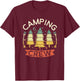 Camping Crew Shirt Kids Family Camping Shirts Matching Group T-Shirt - T-Shirt | Maroon