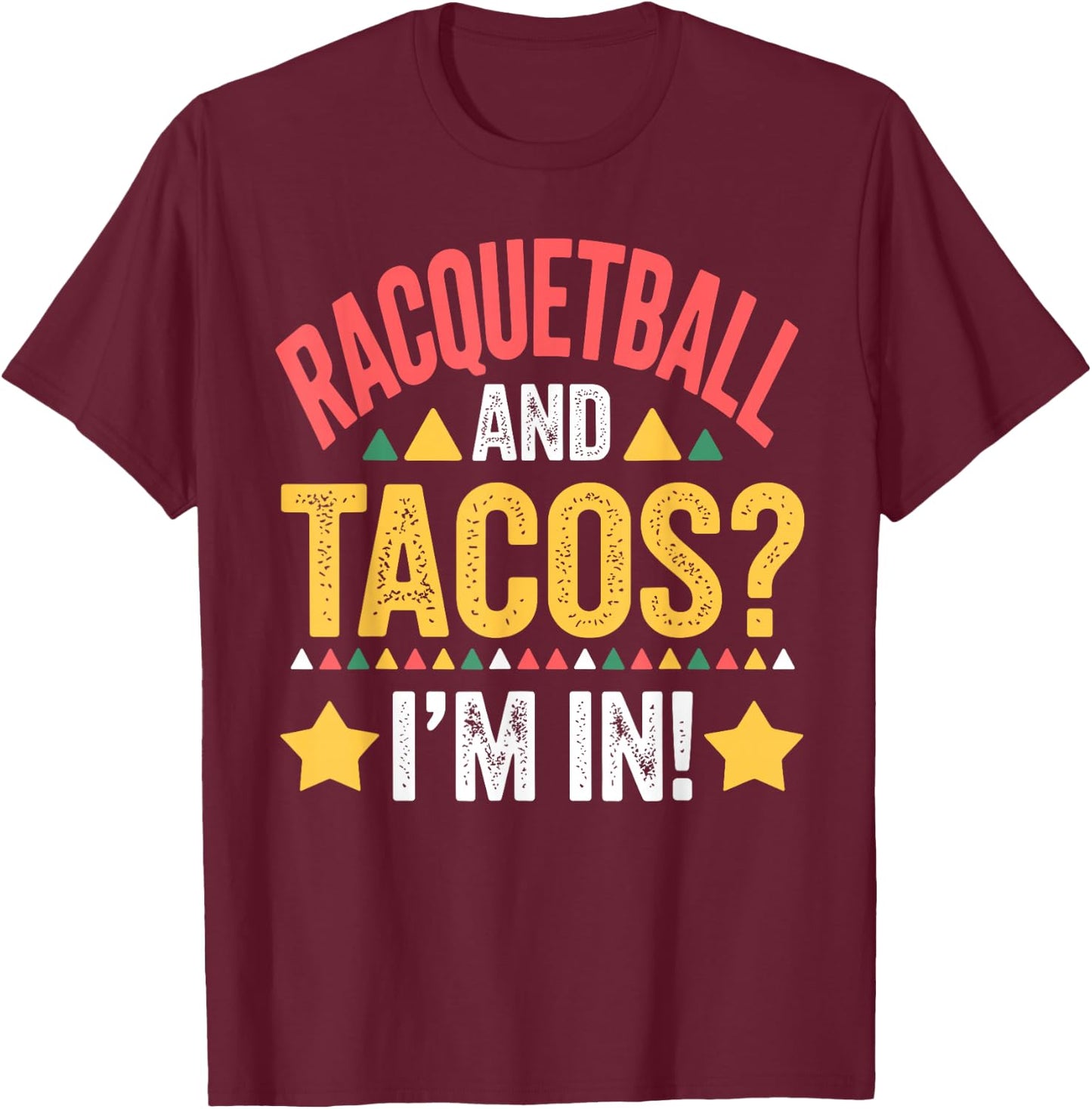 Funny Racquetball Design Women Racquetball Player T-Shirt - T-Shirt | Maroon