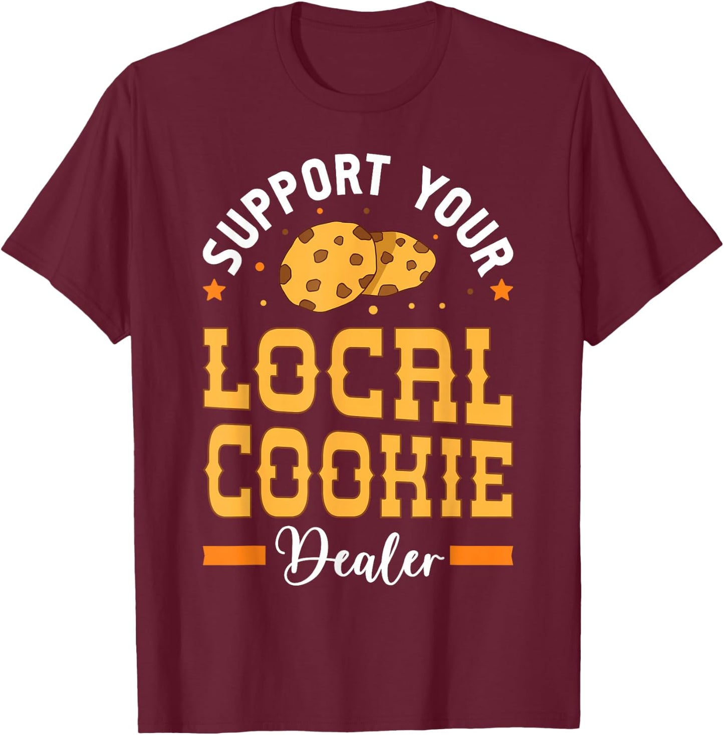 Cookie Dealer T-Shirt - T-Shirt | Maroon