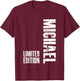 Lustiges Michael Geschenk Personalisiert Geburtstag Michael T-Shirt - T-Shirt | Maroon