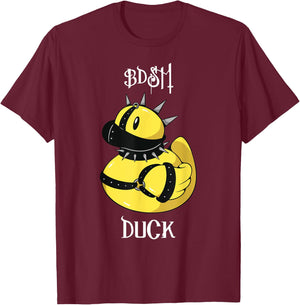 BDSM Duck Gag Fetish Bondage Gift T-Shirt - T-Shirt | Maroon