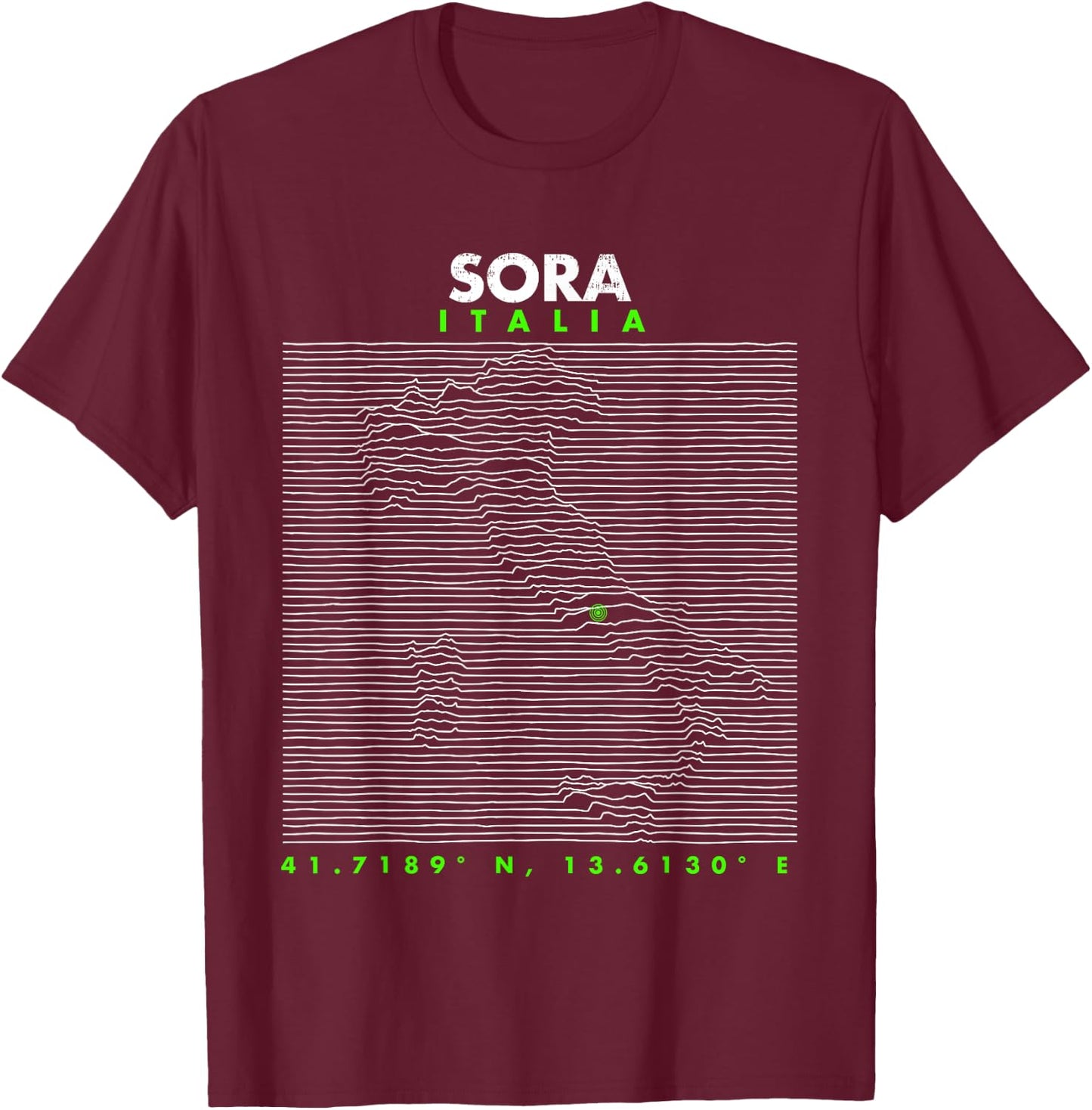 Italy - Sora T-Shirt - T-Shirt | Maroon