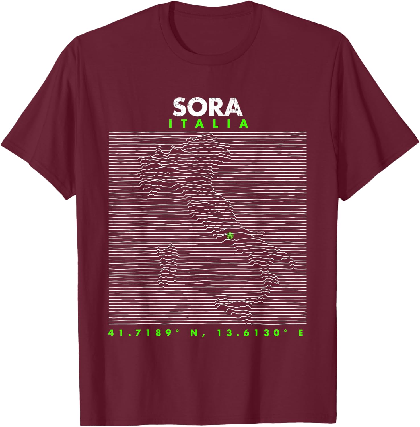 Italy - Sora T-Shirt - T-Shirt | Maroon