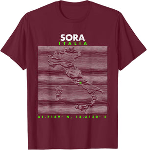 Italy - Sora T-Shirt - T-Shirt | Maroon