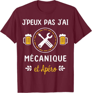 I Can't Have Mechanical T-Shirt - T-Shirt | Maroon