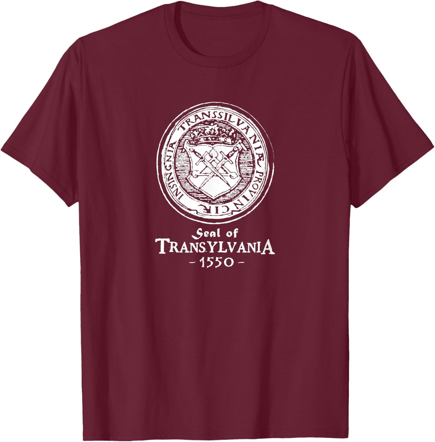 Seal of Transylvania Vlad Impaler Wallachia T-Shirt - T-Shirt | Maroon