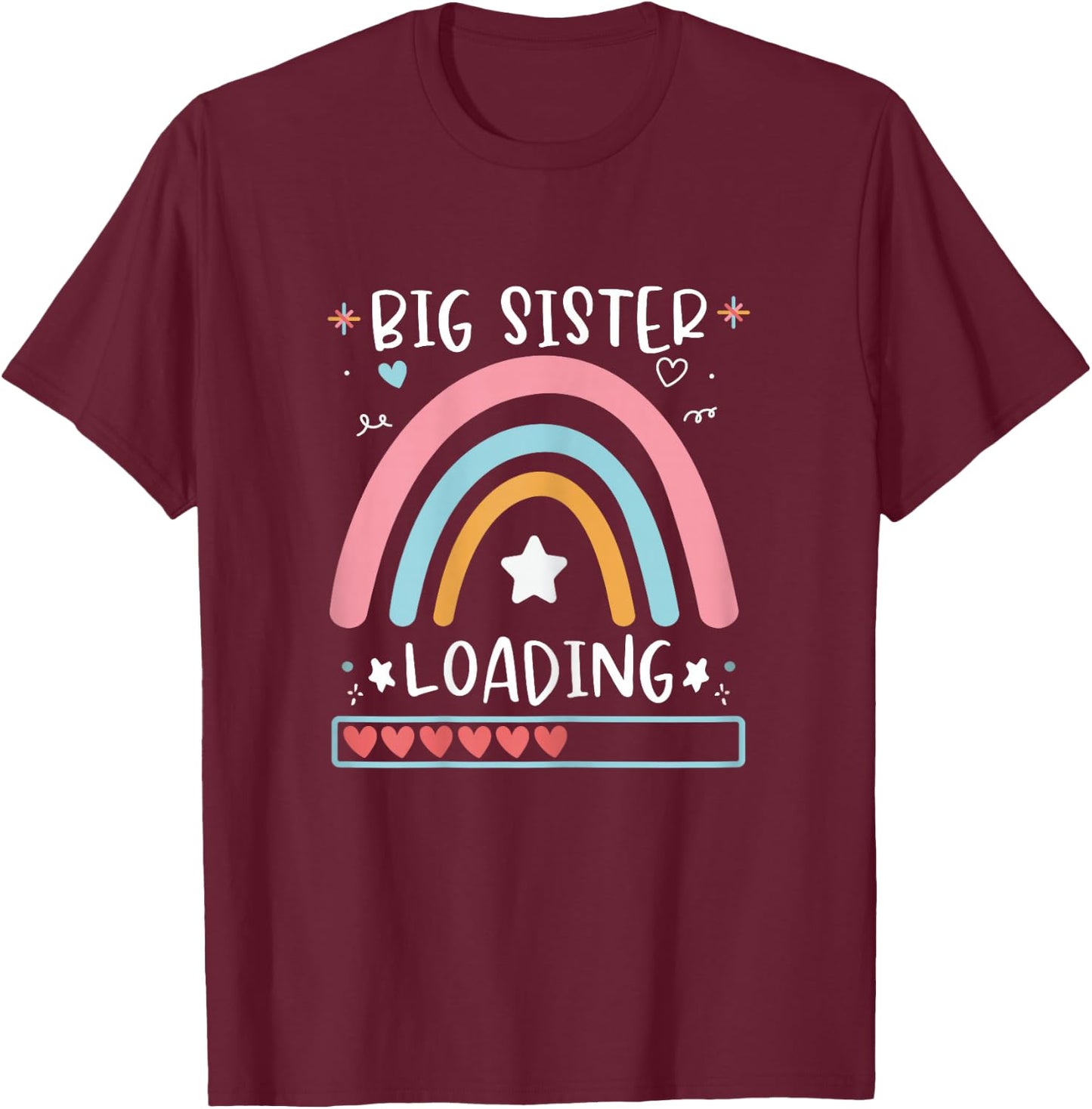 Big Sister Loading Big Sister Offspring Annunciation 2024 , black T-Shirt - T-Shirt | Maroon