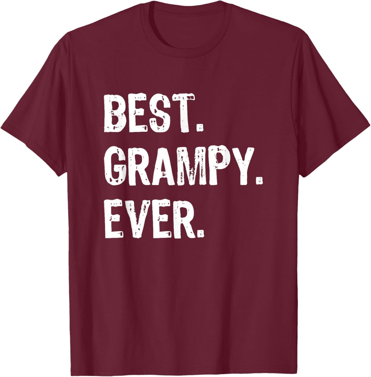 Best Grampy Ever Funny Cool T-Shirt - T-Shirt | Maroon