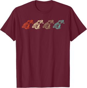 Vintage FLAT TRACK MOTORCYCLE racing speedway shirt T-Shirt - T-Shirt | Maroon