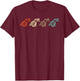 Vintage FLAT TRACK MOTORCYCLE racing speedway shirt T-Shirt - T-Shirt | Maroon