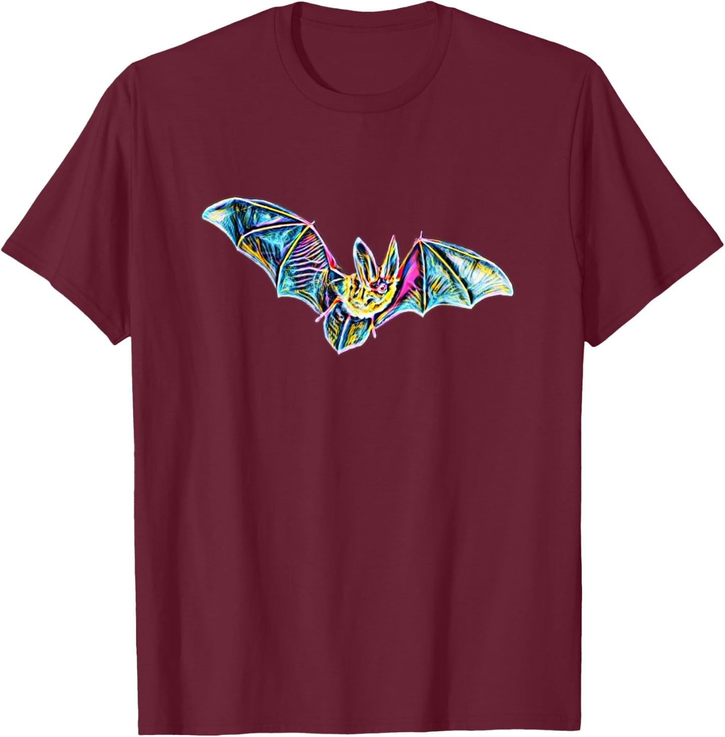 Fledermaus Vampir Halloween Fledermäuse T-Shirt - T-Shirt | Maroon