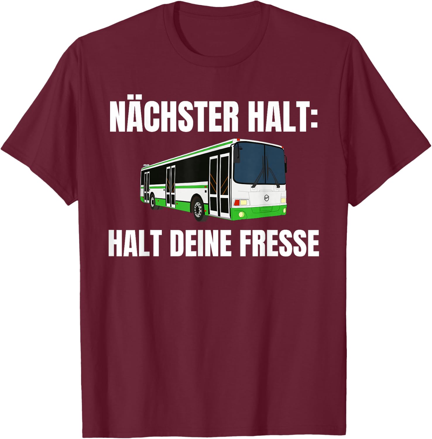 Next Hold - Hold Your Fresse , black T-Shirt - T-Shirt | Maroon