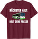 Next Hold - Hold Your Fresse , black T-Shirt - T-Shirt | Maroon