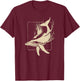 Whale | Blue Whale Orca Narwhal Beluga Humpback Whale T-Shirt - T-Shirt | Maroon