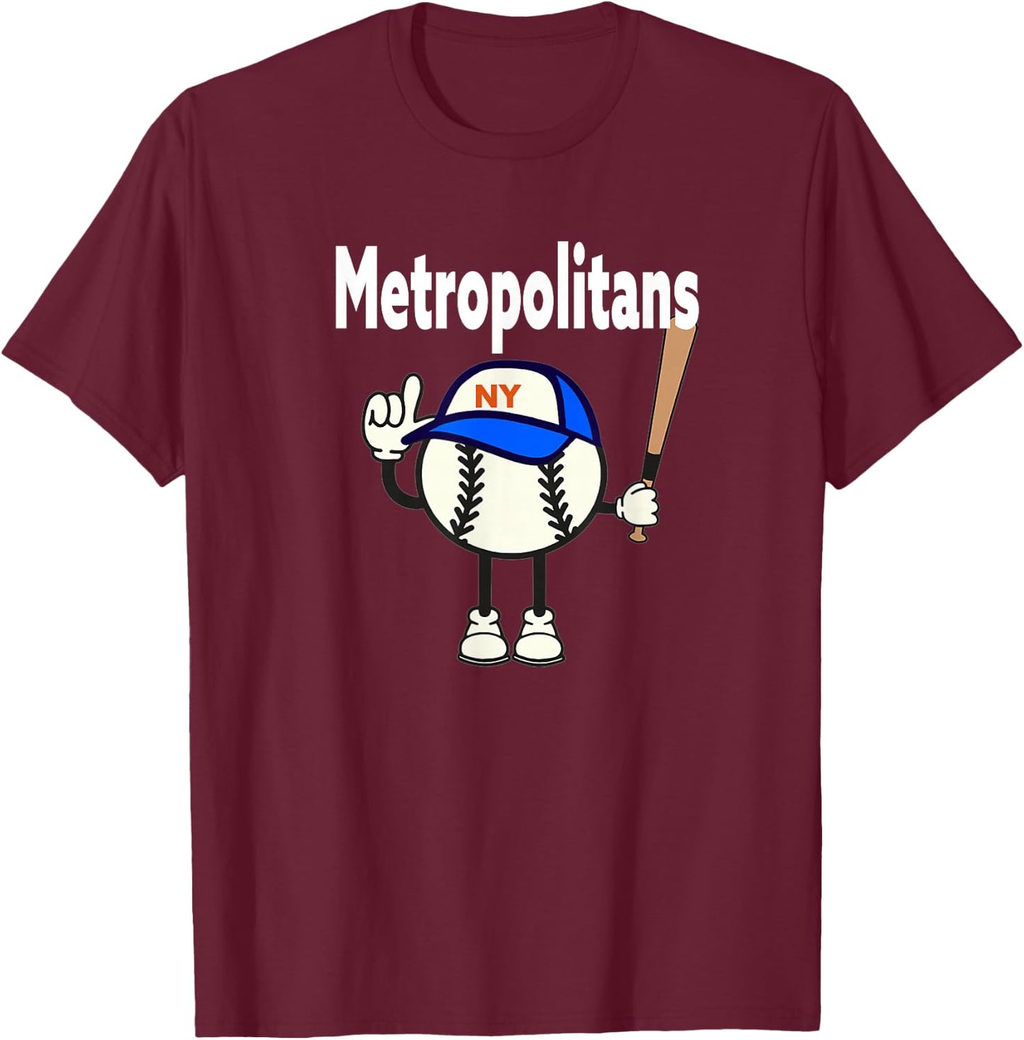 Metropolitans_Miracle Mets_001 T-Shirt - T-Shirt | Maroon