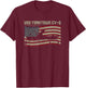 USS Yorktown CV-5 Gift A US Military Veteran T-Shirt - T-Shirt | Maroon