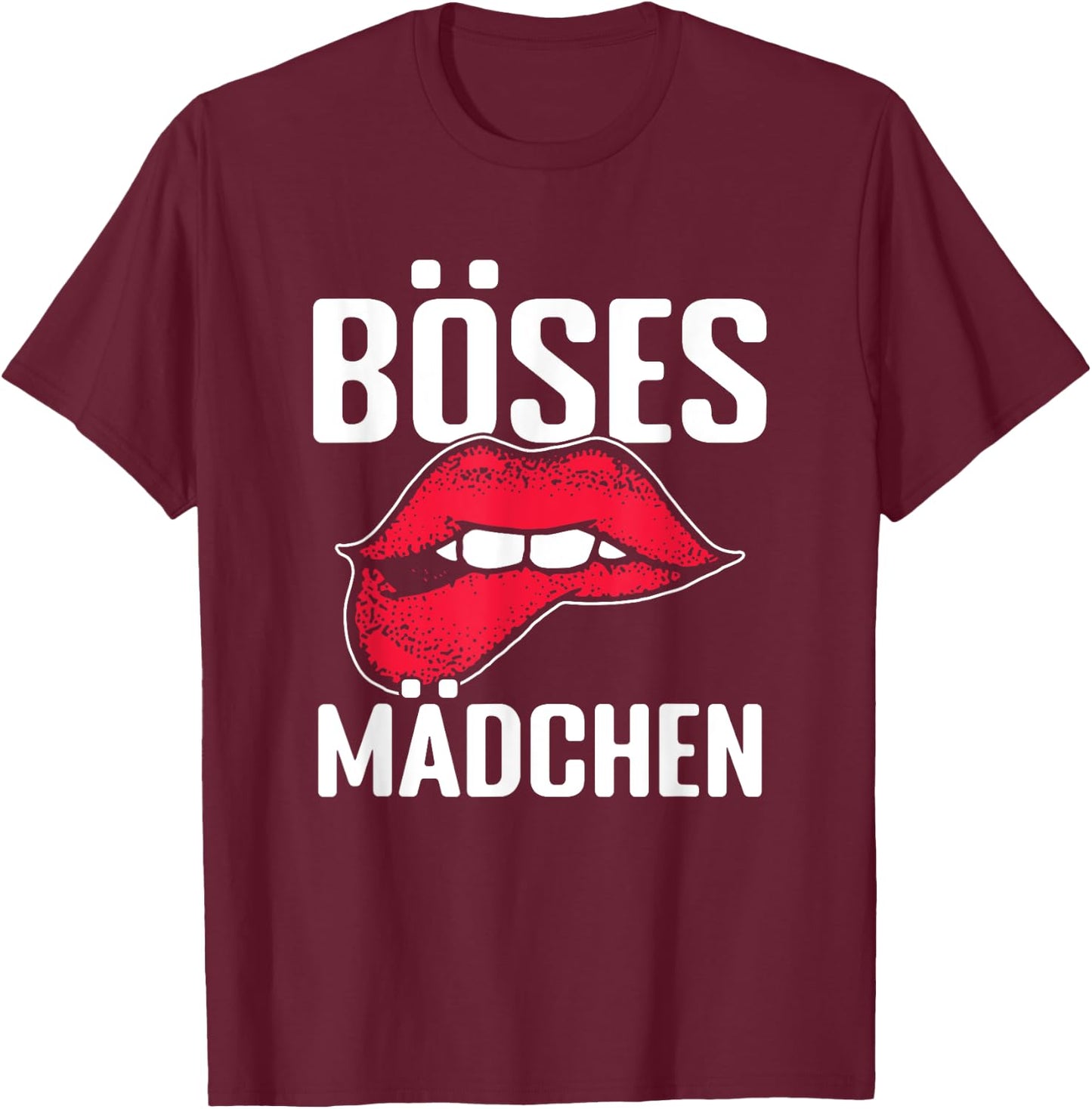 Gothic Sarkasmus Unartig Zicke Prizessin Böses Mädchen T-Shirt - T-Shirt | Maroon