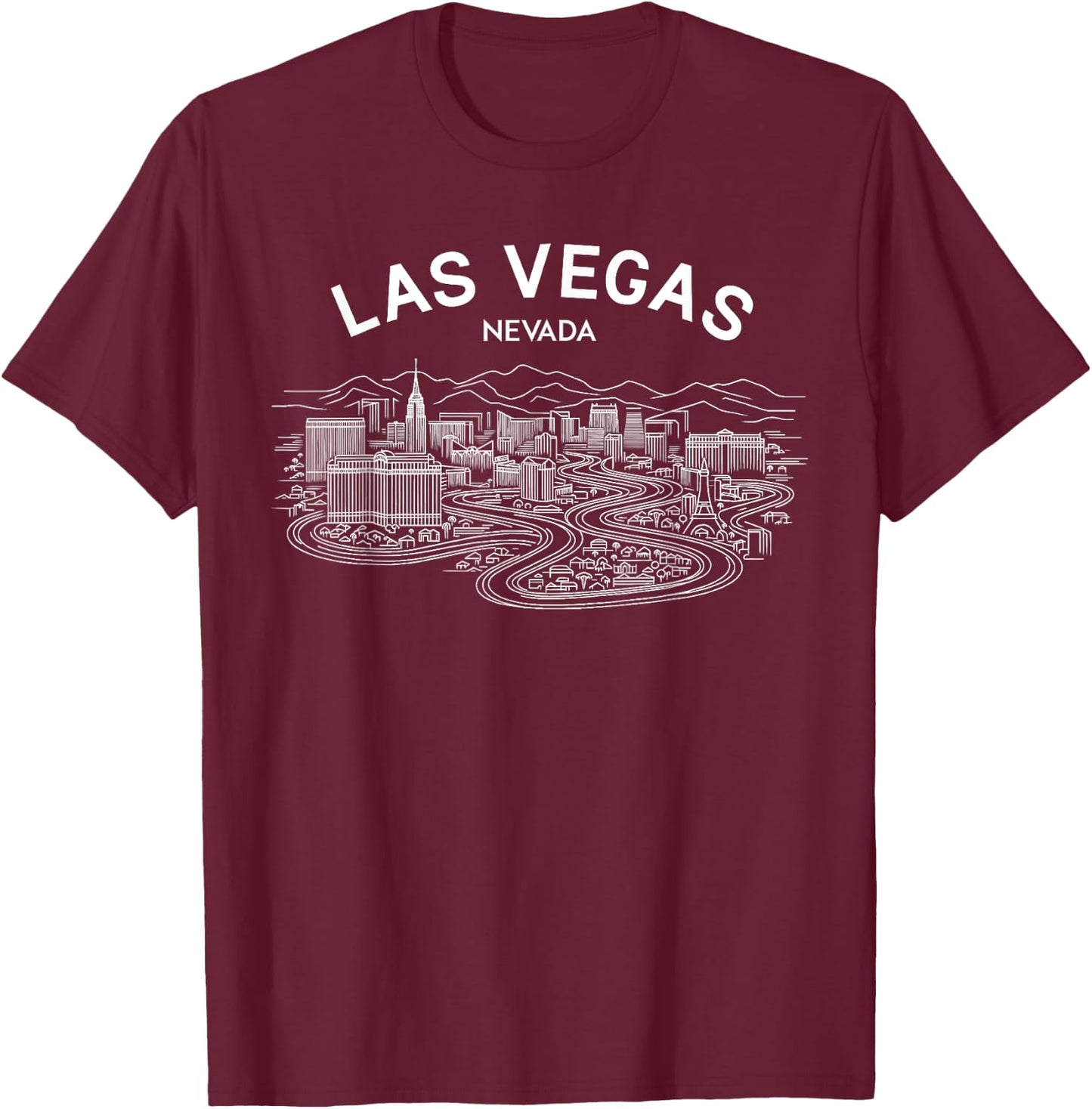 New LAS VEGAS Love Baby for Holidays in Vegas Sounenirs T-Shirt - T-Shirt | Maroon