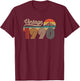 Vintage 1990 Anniversaire 36 Ans pour Hommes Femmes T-Shirt - T-Shirt | Maroon