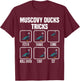 Muscovy Duck Mom Muscovy Duck Supplies Food Muscovy Ducks , Small, Black T-Shirt - T-Shirt | Maroon