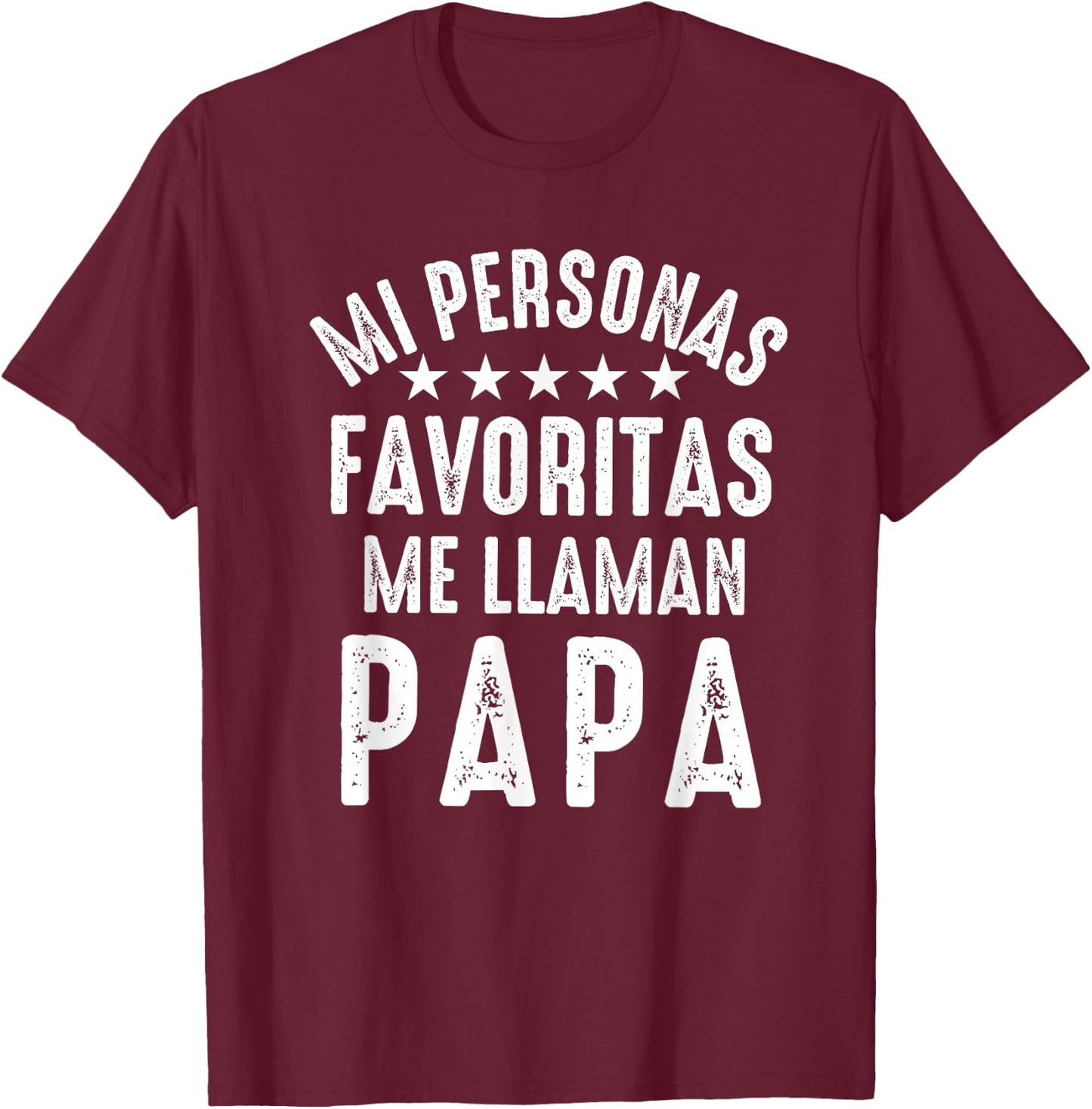 Dia Del Padre Camiseta En Espanol para Papa Latino Espanol T-Shirt - T-Shirt | Maroon