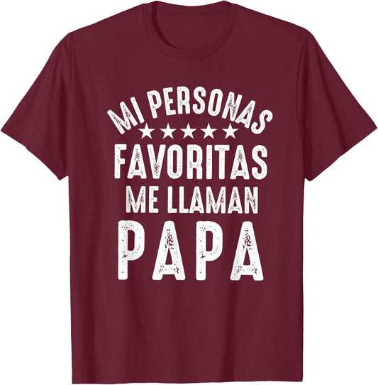 Dia Del Padre Camiseta En Espanol para Papa Latino Espanol T-Shirt - T-Shirt | Maroon