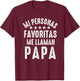 Dia Del Padre Camiseta En Espanol para Papa Latino Espanol T-Shirt - T-Shirt | Maroon