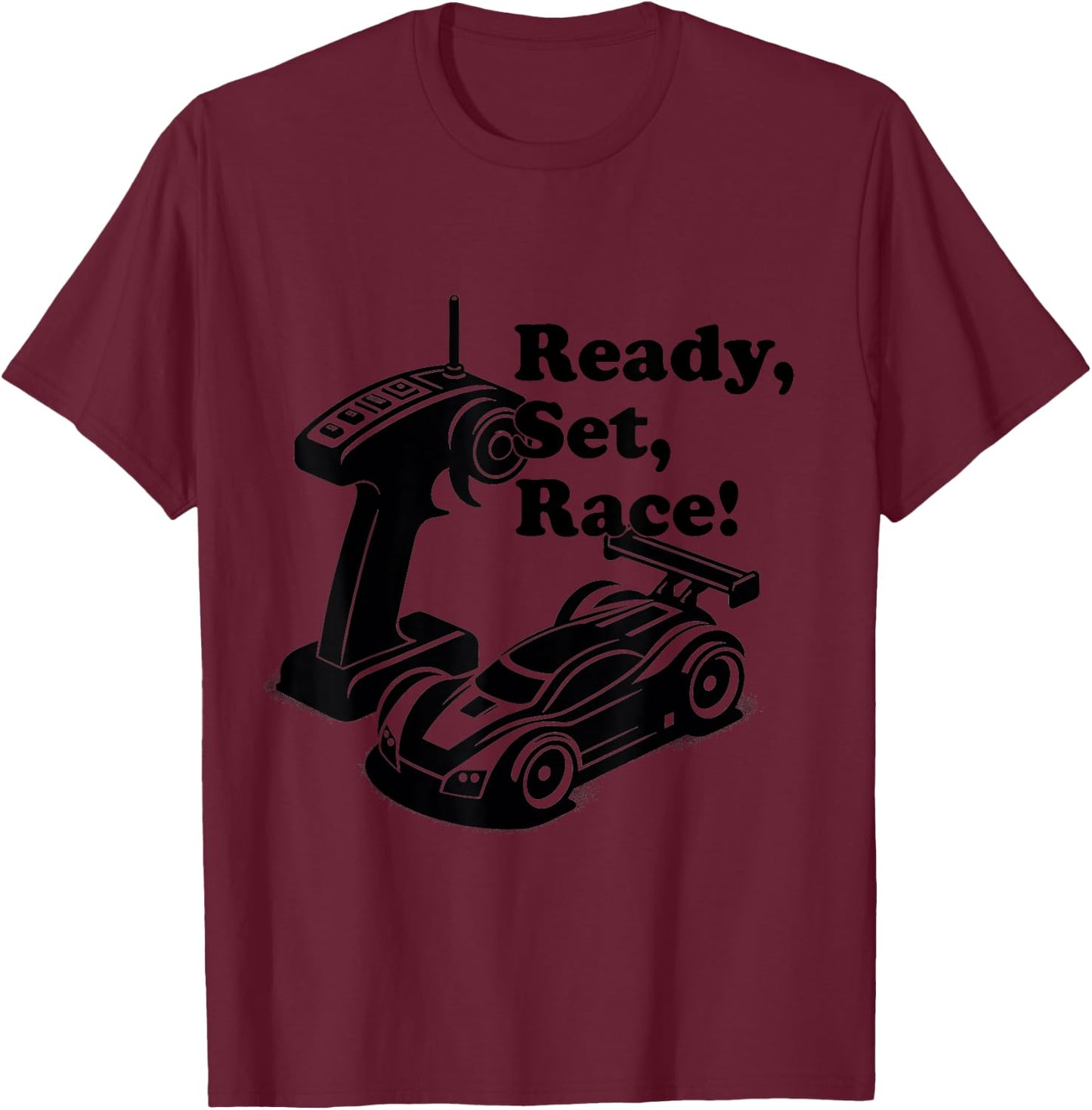 RC Car Racing Remote Control T-Shirt - T-Shirt | Maroon