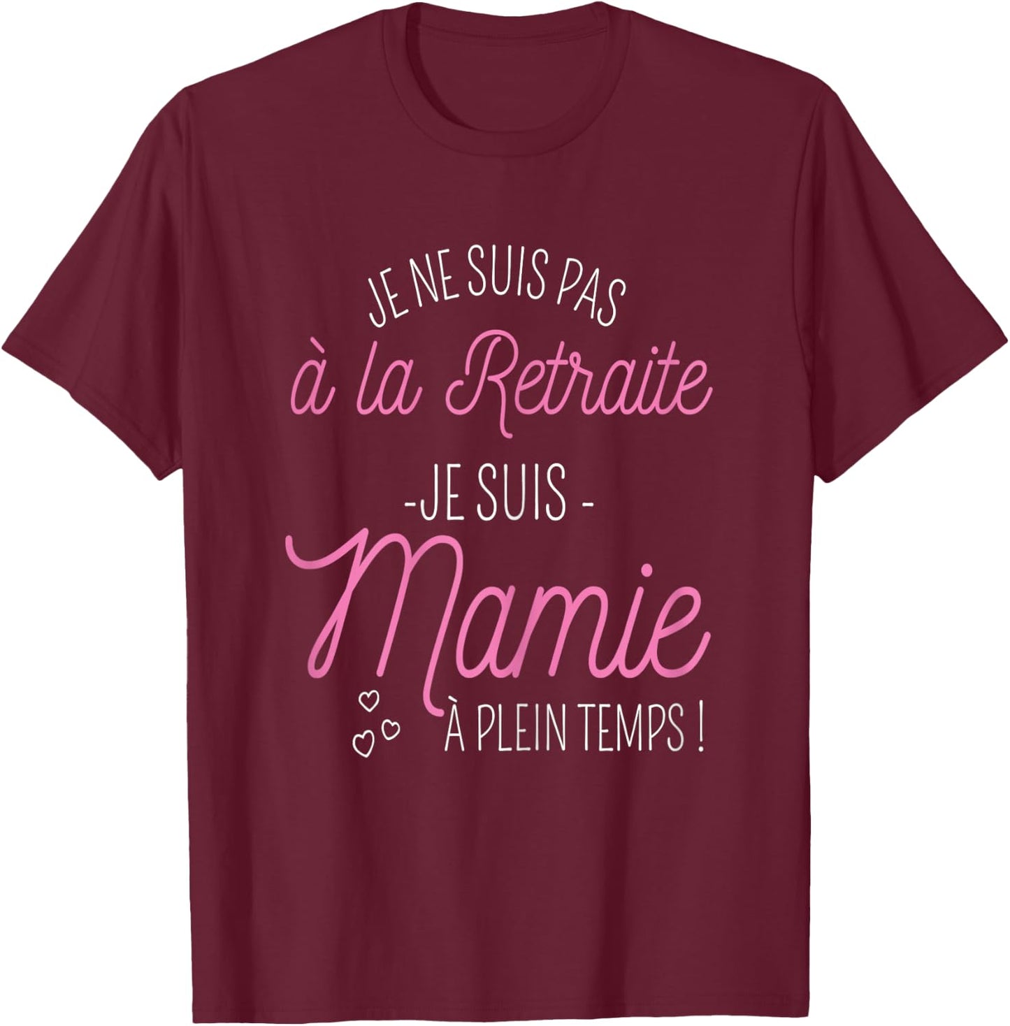 Granny Retired Funny Retirement Gift Grandma Pensioner T-Shirt - T-Shirt | Maroon